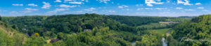 Vue sur la vallée de l'Ourthe