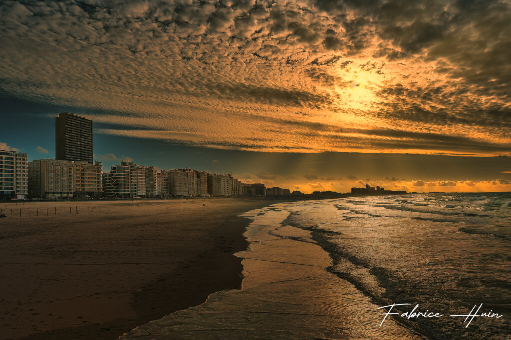 Coucher sur Oostende